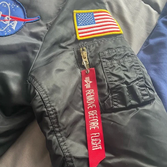 Reversible Apollo II NASA Bomber jacket, size S